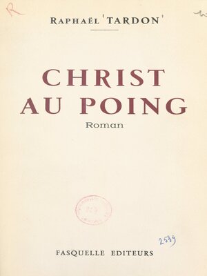 cover image of Christ au poing